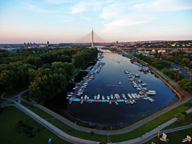 Rivijera Apartman Belgrád Kültér fotó